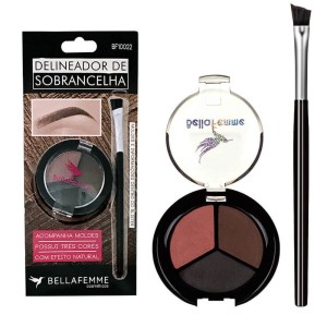 DELINEADOR DE SOBRANCELHA BELLA FEMME - BF 10022 - BOX COM 12 UNIDADES