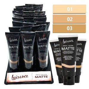 BASE LIQUIDA MATTE LUISANCE (BOX A) - BOX COM 24 UNIDADES