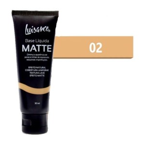 BASE LIQUIDA MATTE LUISANCE (COR 02) - CAIXA COM 12 UNIDADES