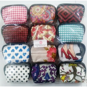BOLSINHA PORTA MOEDAS - PEQUENA - PACOTE COM 12 UNIDADES